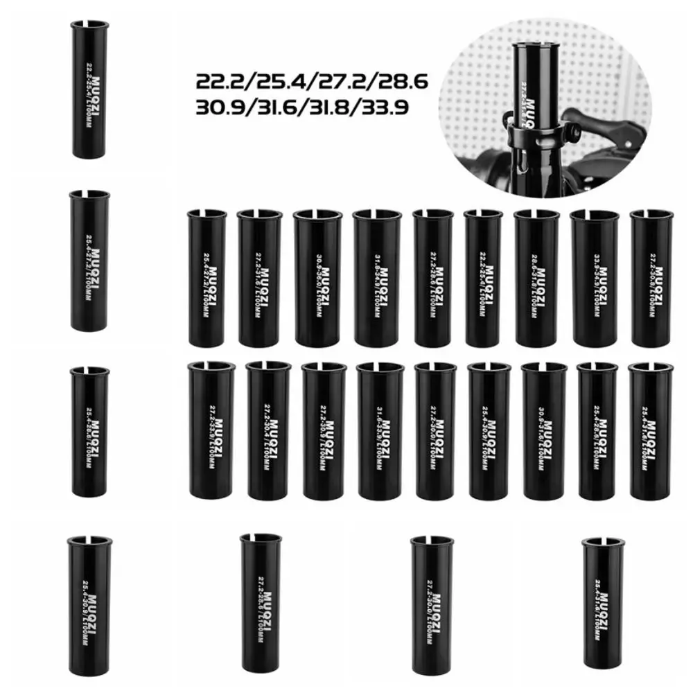 Funda de aleación de aluminio para tija de sillín de bicicleta, adaptador de conversión de tubo de sillín de 22,2/25,4/27,2/28,6/30,0/30,4/30,9/31,6mm - imagen 2