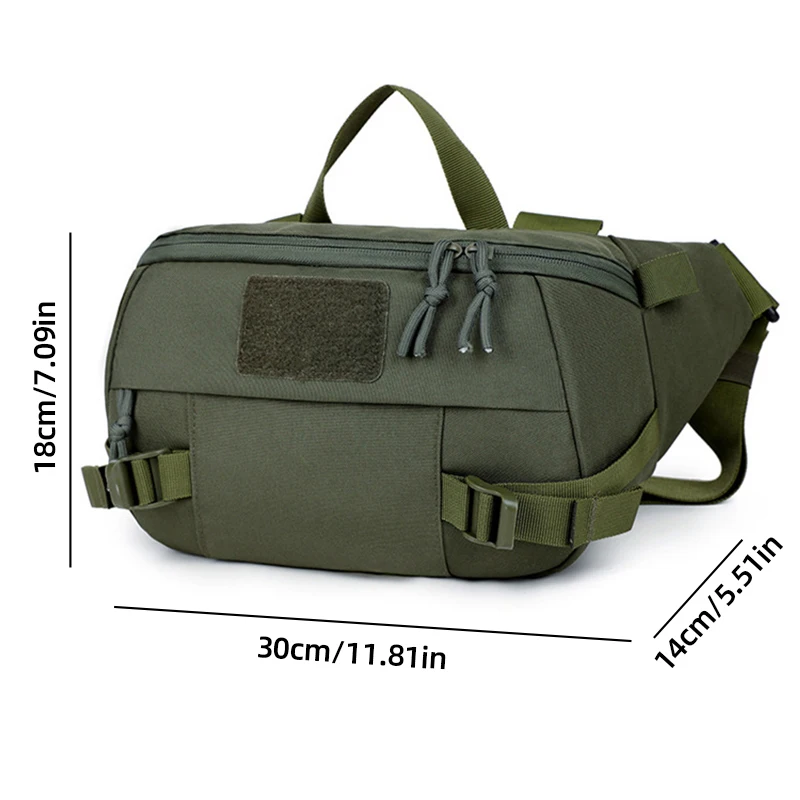 Riñonera de pesca táctica para hombre — Bolsa cruzada para aparejos - imagen 5