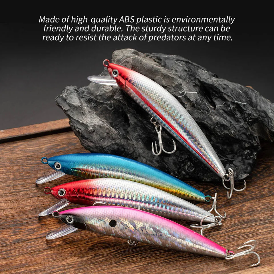WALK FISH-Señuelos de Pesca de pececillos, 1 piezas, 13cm, 40g, 15cm, 60g, cebo duro Artificial - imagen 2