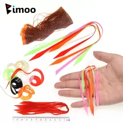 Bimoo-falda de pulpo de silicona, Streamer para Lucio, Spinnerbait, remolque, Buzzbait, plantilla deslizante de goma, señuelos, faldas de calamar, pesca en agua salada