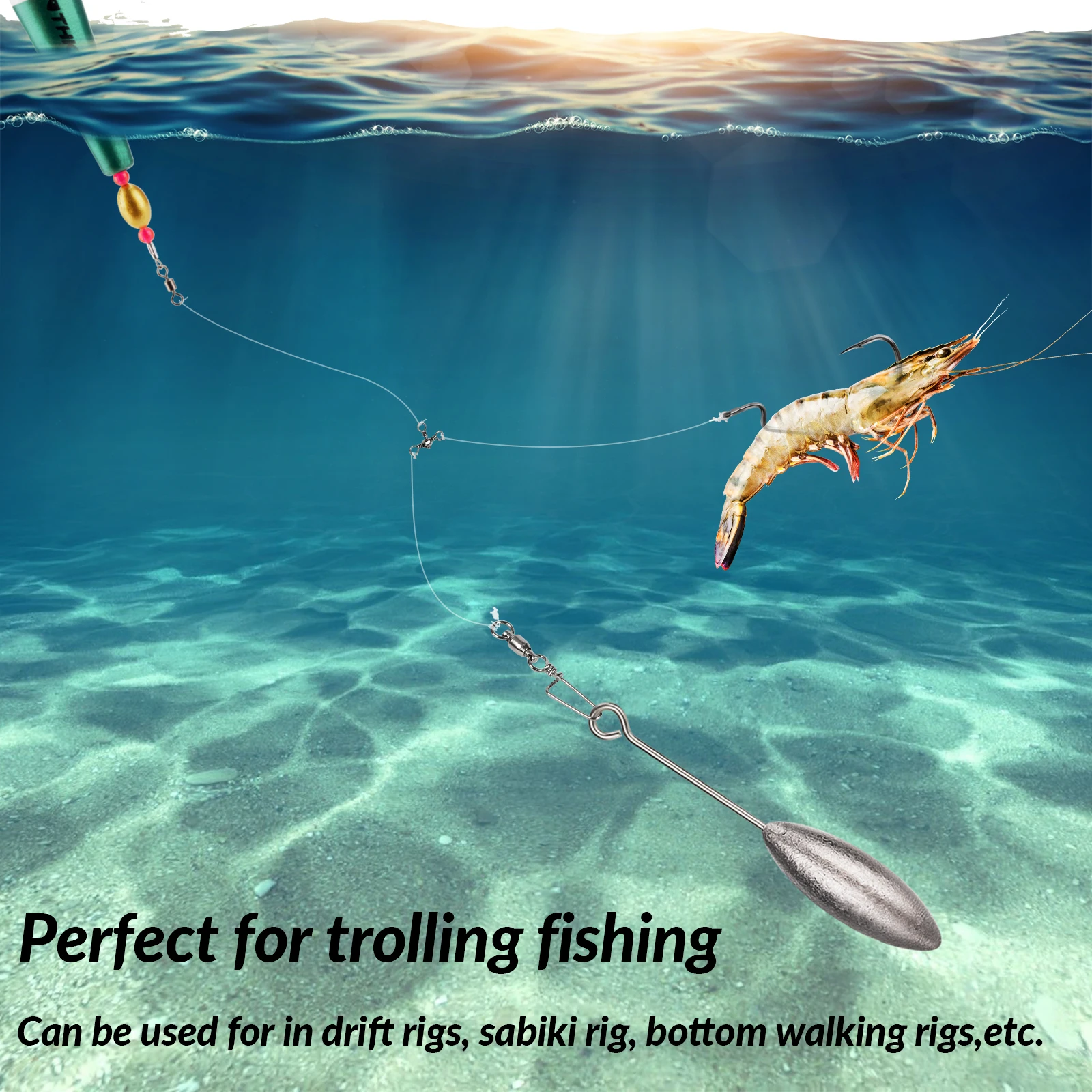 Juego de plomos de pesca de plomo de 5/8 piezas, 3,5-4,6 oz, pesas de pesca de cola larga para agua salada, Surf, arena, mar, Playa - imagen 5