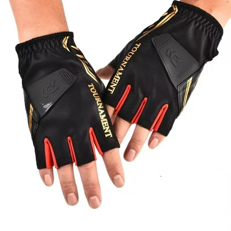 Guantes de pesca impermeables cuero genuino para hombre alta gama - imagen 2
