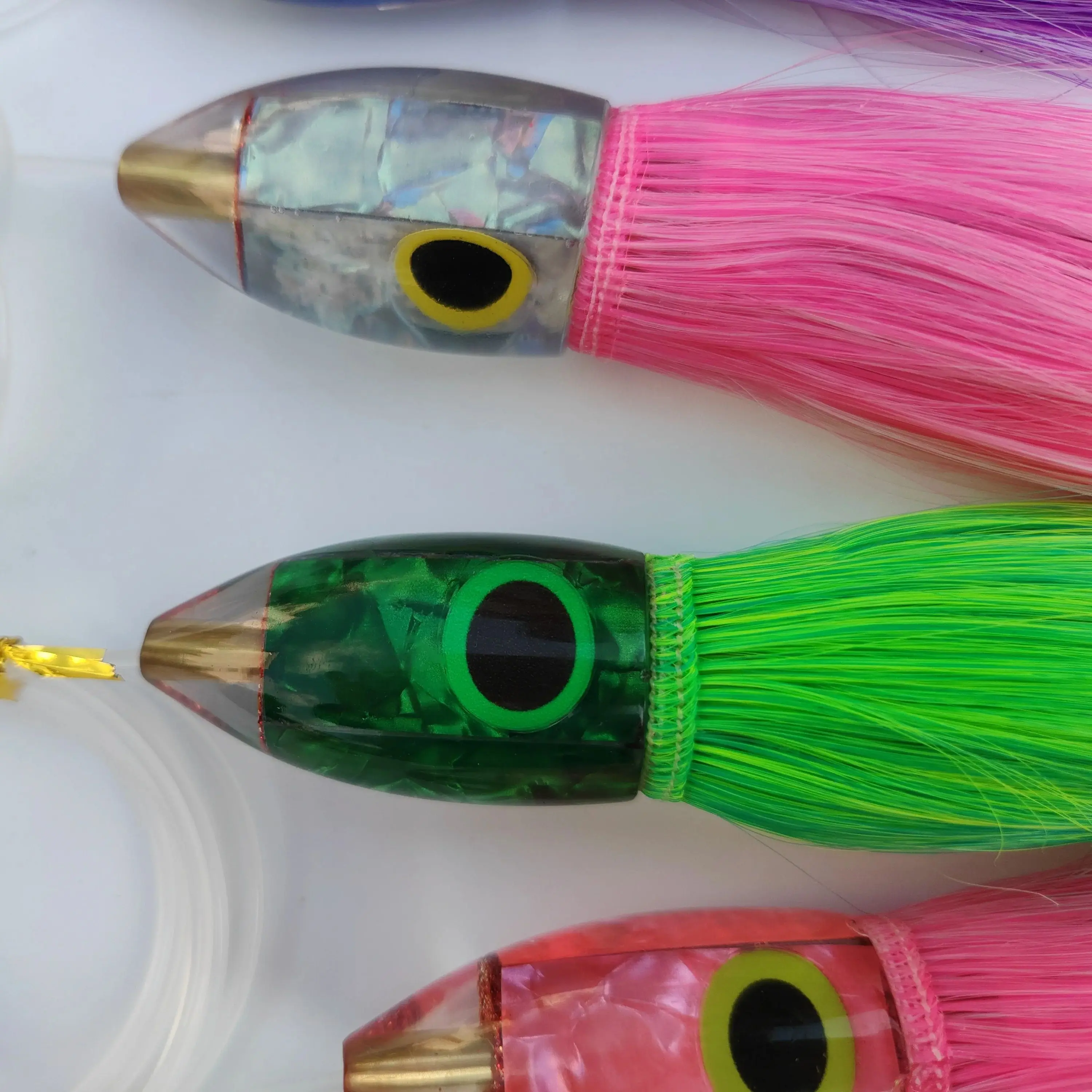 Señuelos de Pesca Marlin de gran juego, 120g, 30cm, pesca en barco de aguas profundas, señuelos de agua salada en alta mar, anzuelo para Mahi, atún, Wahoo, Billfish, Pesca