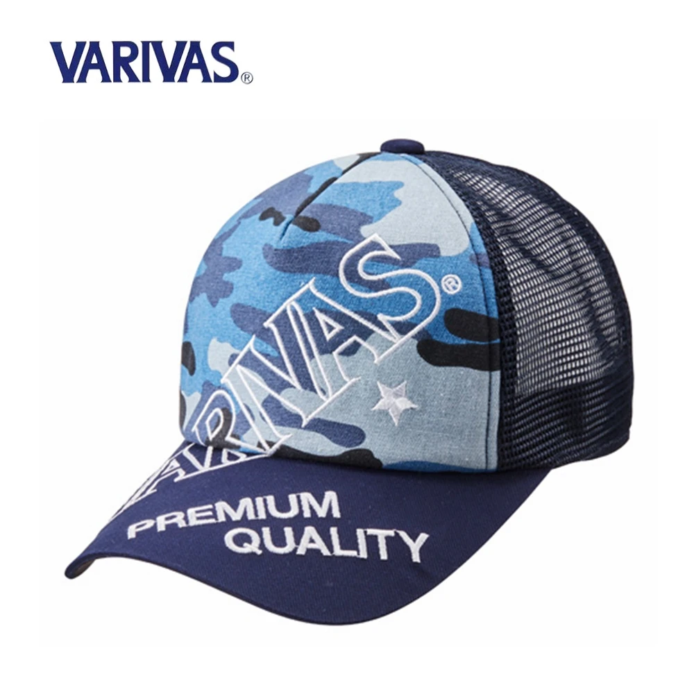 Gorra de pesca Varivas – Protección solar ajustable camuflaje - imagen 2