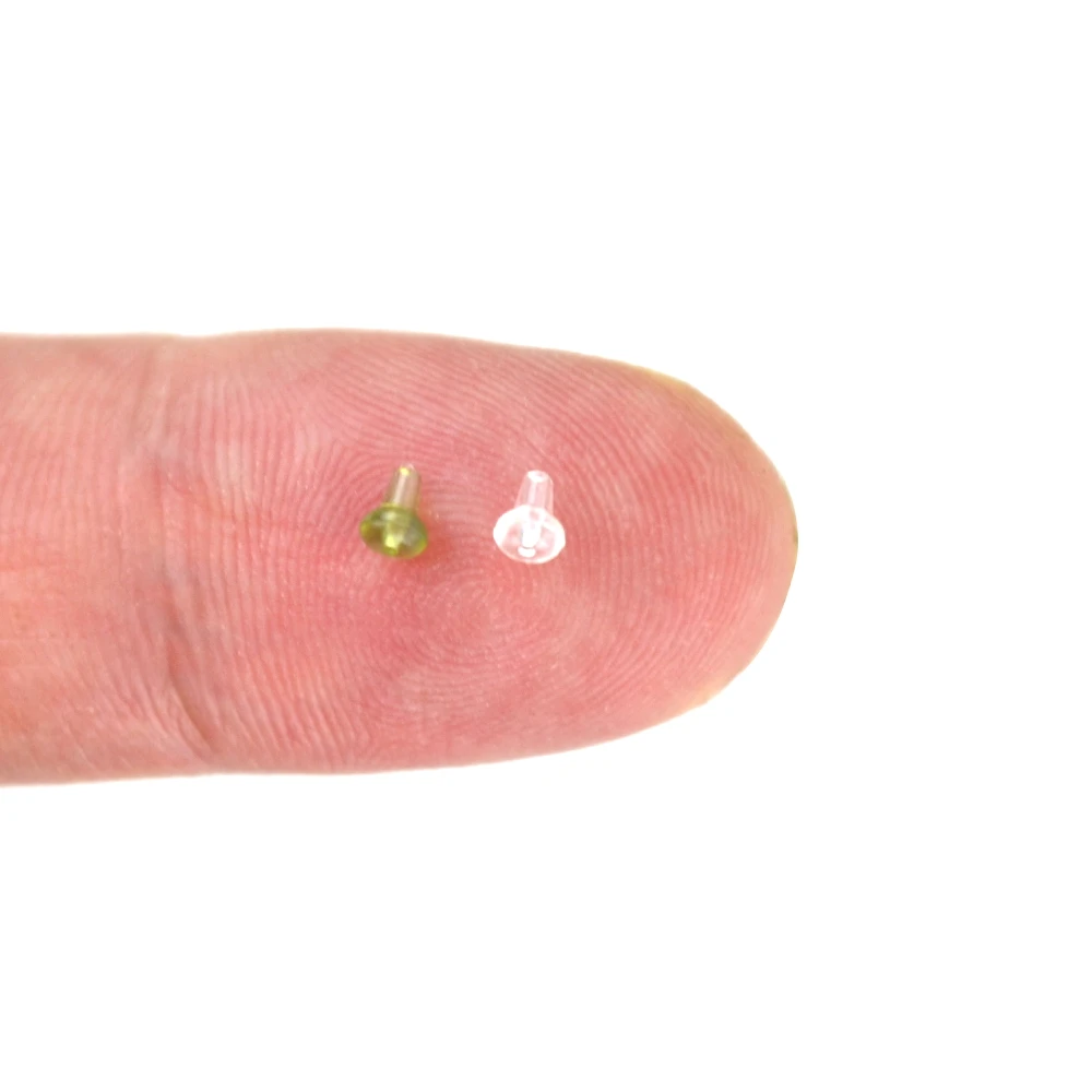 Hirisi 50 Uds aparejos de pesca de goma tapón de anzuelo Terminal accesorios de aparejos AH036 - imagen 2