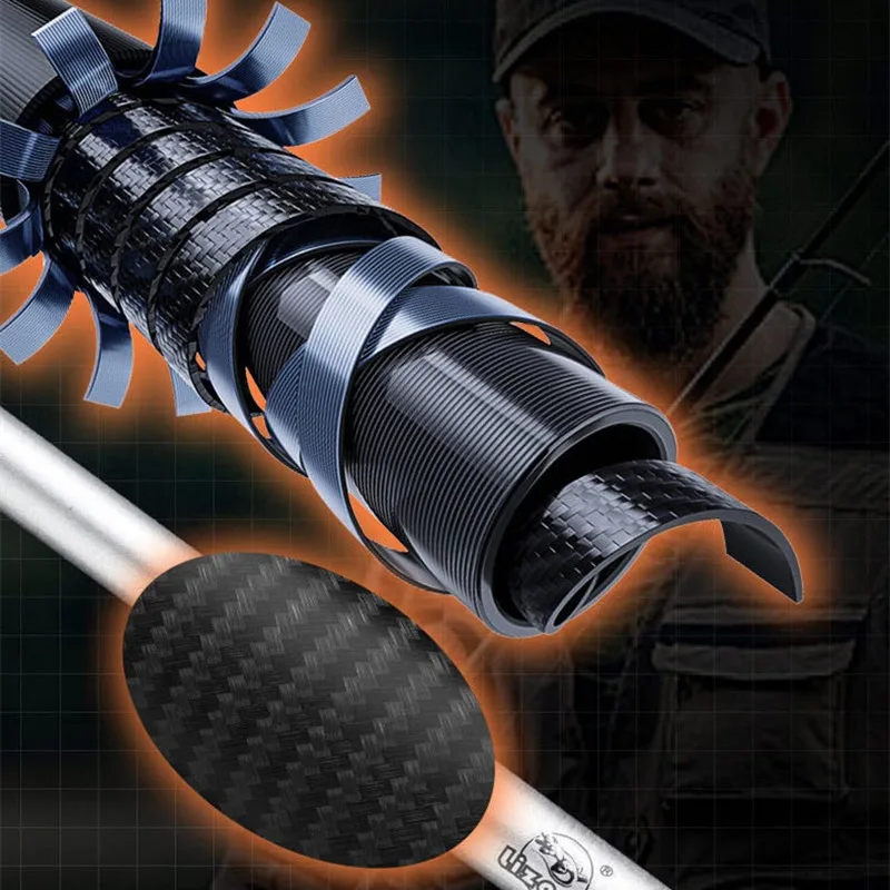 Mini señuelo portátil telescópico de carbono y peso ligero, longitud de contracción, 30cm, peso solo, caña de pescar de 98g - imagen 2