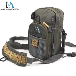MAXCATCH Bolsa de pecho para pesca con mosca y almacenaje