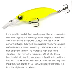 Countbass LBO Crankbait flotante – Wobbler de profundidad