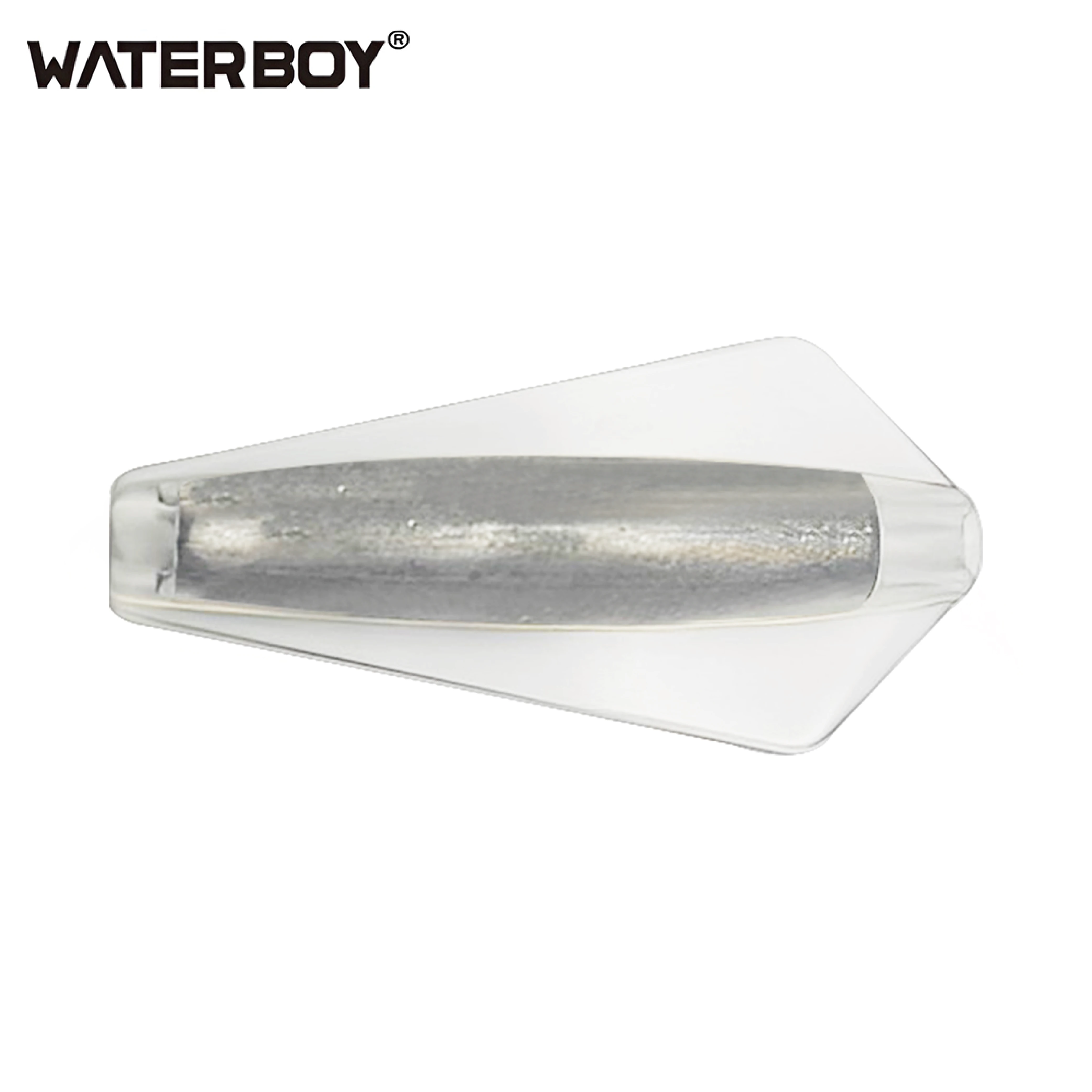 WATERBOY-cuerpo de señuelo de pesca duro en blanco, transparente, 1 piezas, 3,5 cm, 5,2 cm, 5,5 cm, 7cm, cebo del diablo sin pintar - imagen 3