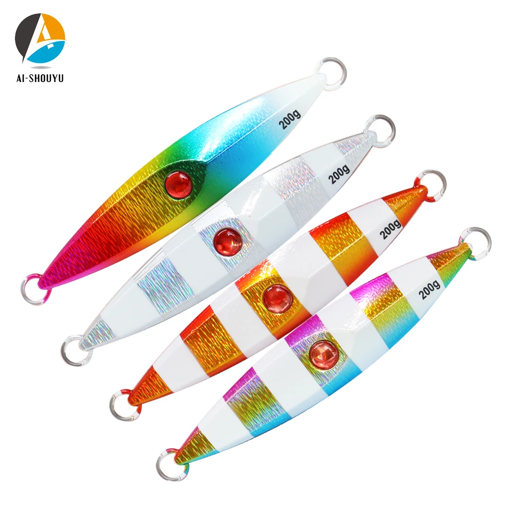AI-SHOUYU Señuelo metálico jigging lento – Cebo duro para lubina - imagen 4