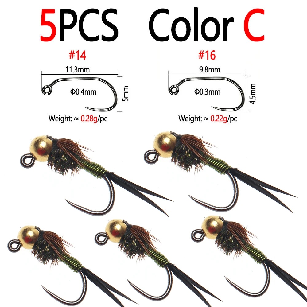 5pcs Color C