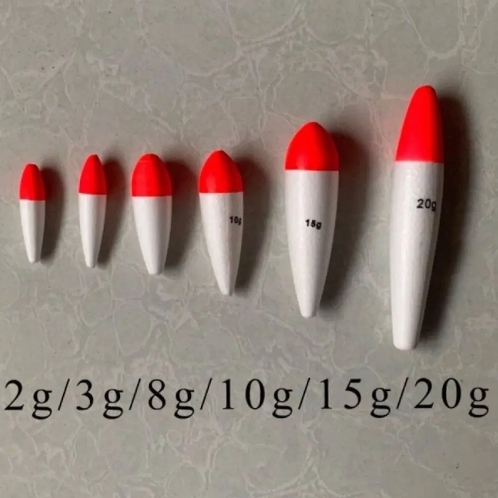 5 uds aparejos de pesca 2g-60g flotador de pesca de espuma dura tipo vientre grande Bobber de pesca flotador de alta dureza pesca en barco - imagen 2