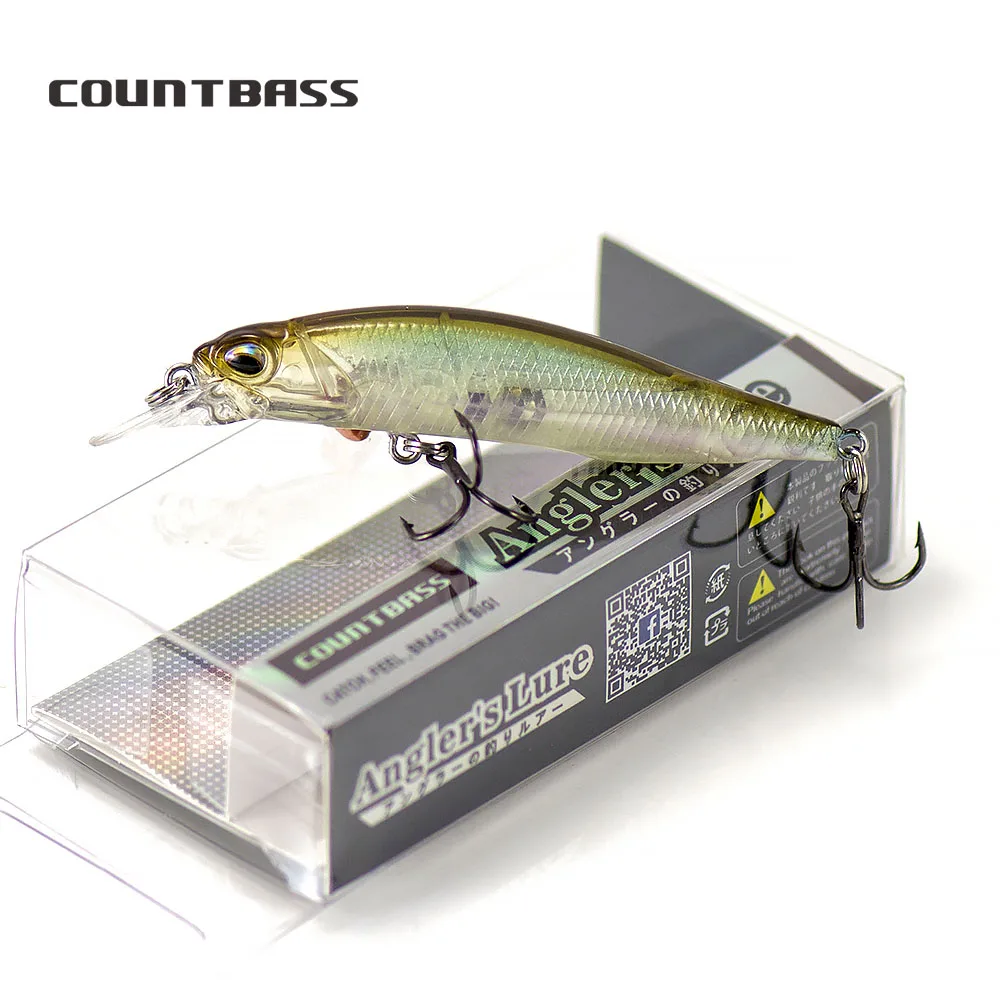 Wobbler COUNTBASS Minnow 63mm – Hundimiento lento para perca - imagen 2