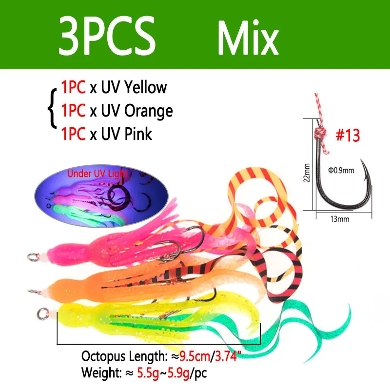 3pcs Mix Color
