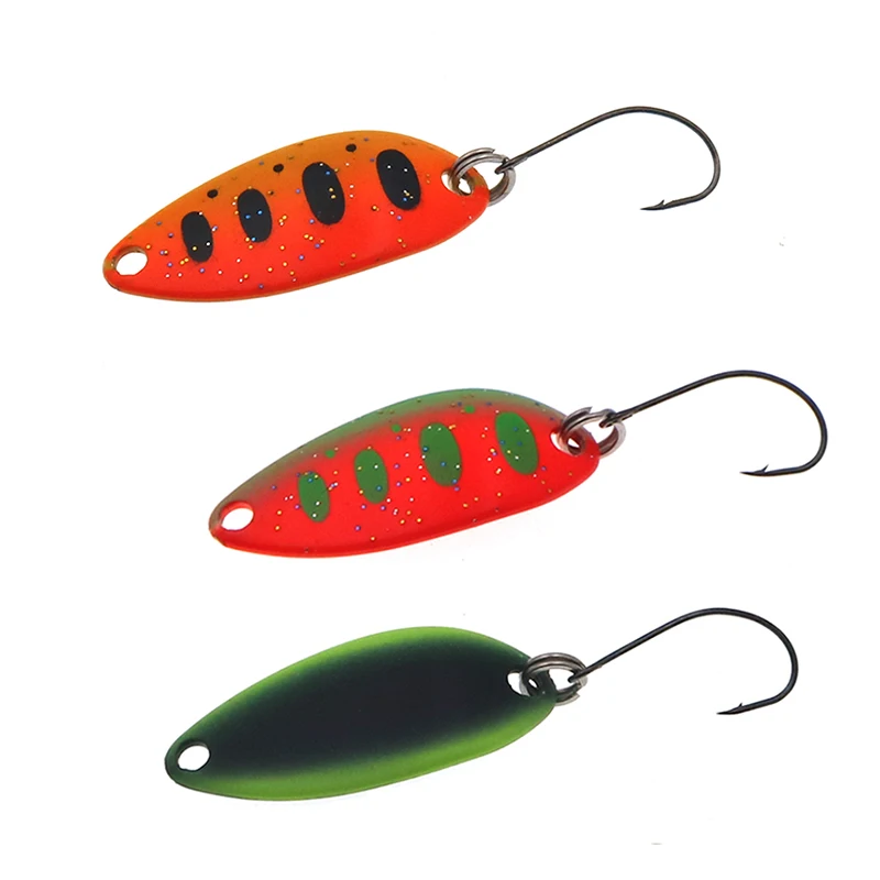 HISTOLURE-señuelo de cuchara de Pesca de trucha en t, 3,2g/32mm, Señuelos de Metal de cobre, cebos duros, SpinnerBaits, Pesca Artificial - imagen 5