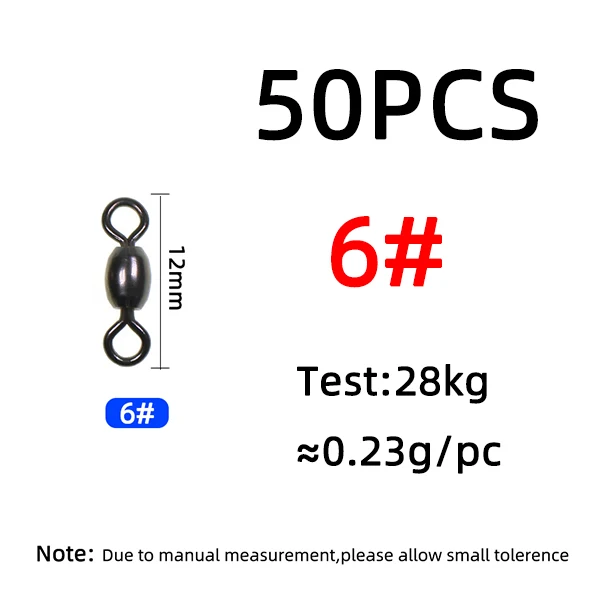 Size 6  50pcs
