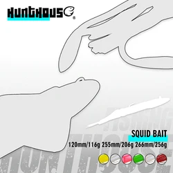 Hunthouse Señuelo blando jig head silicona calamar para atún y GT