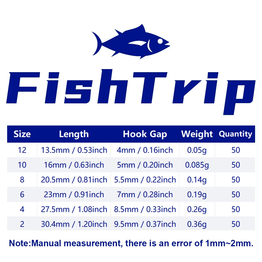 FishTrip 100 Uds ~ 300 Uds anzuelos de pesca Baitholder con caja, anzuelo de cebos de gusano de acero rico en carbono para agua dulce y salada - imagen 2