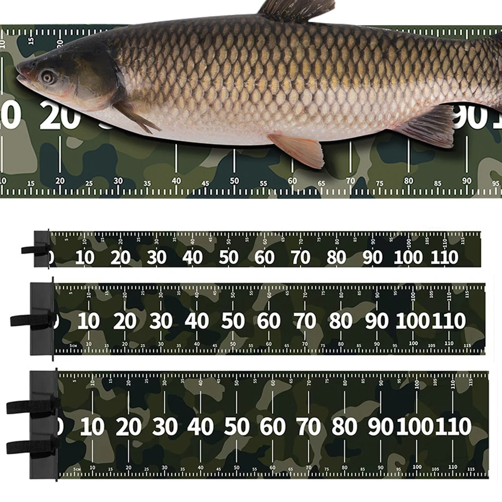 Regla de medida de pesca para cinta métrica de peces, medida de longitud impermeable de PVC en el barco, accesorios de herramientas de aparejos de pesca