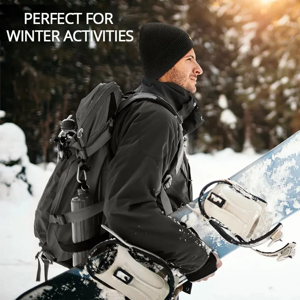 KastKing-gorro de punto acanalado con puños para hombre y mujer, gorro de pescador, cálido y suave, con estilo, Invierno - imagen 4