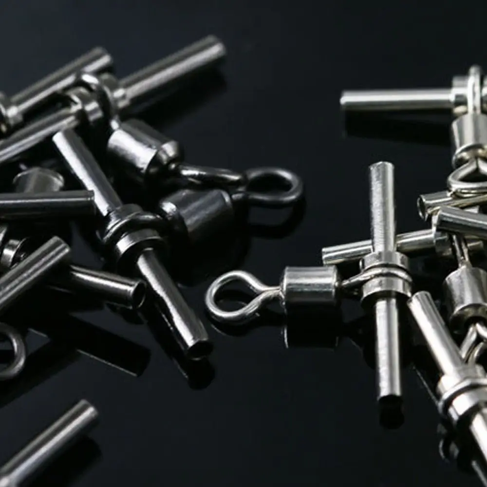 Accesorios mangas de línea cruzada de barril de latón, accesorio giratorio de 3 vías, tubo de conexión, eslabones de pesca, cabeza de latón de línea cruzada - imagen 5