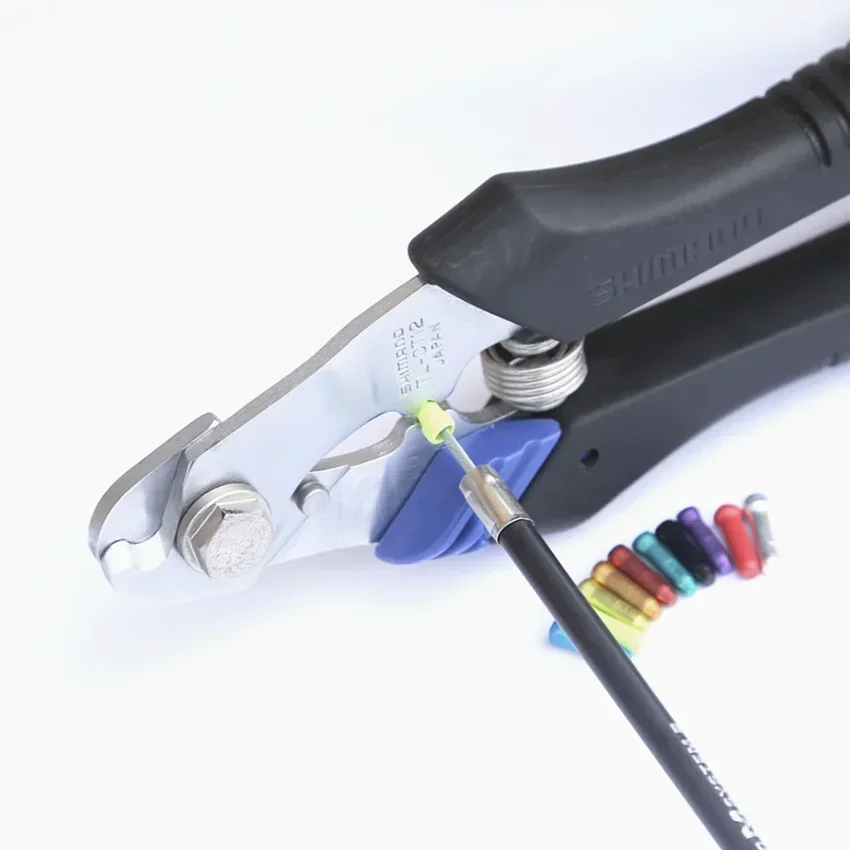 Carcasa de Cable de freno de bicicleta MTB, casquillos de Cables de cambio de marchas, puntas internas de aluminio, piezas de ciclismo - imagen 5