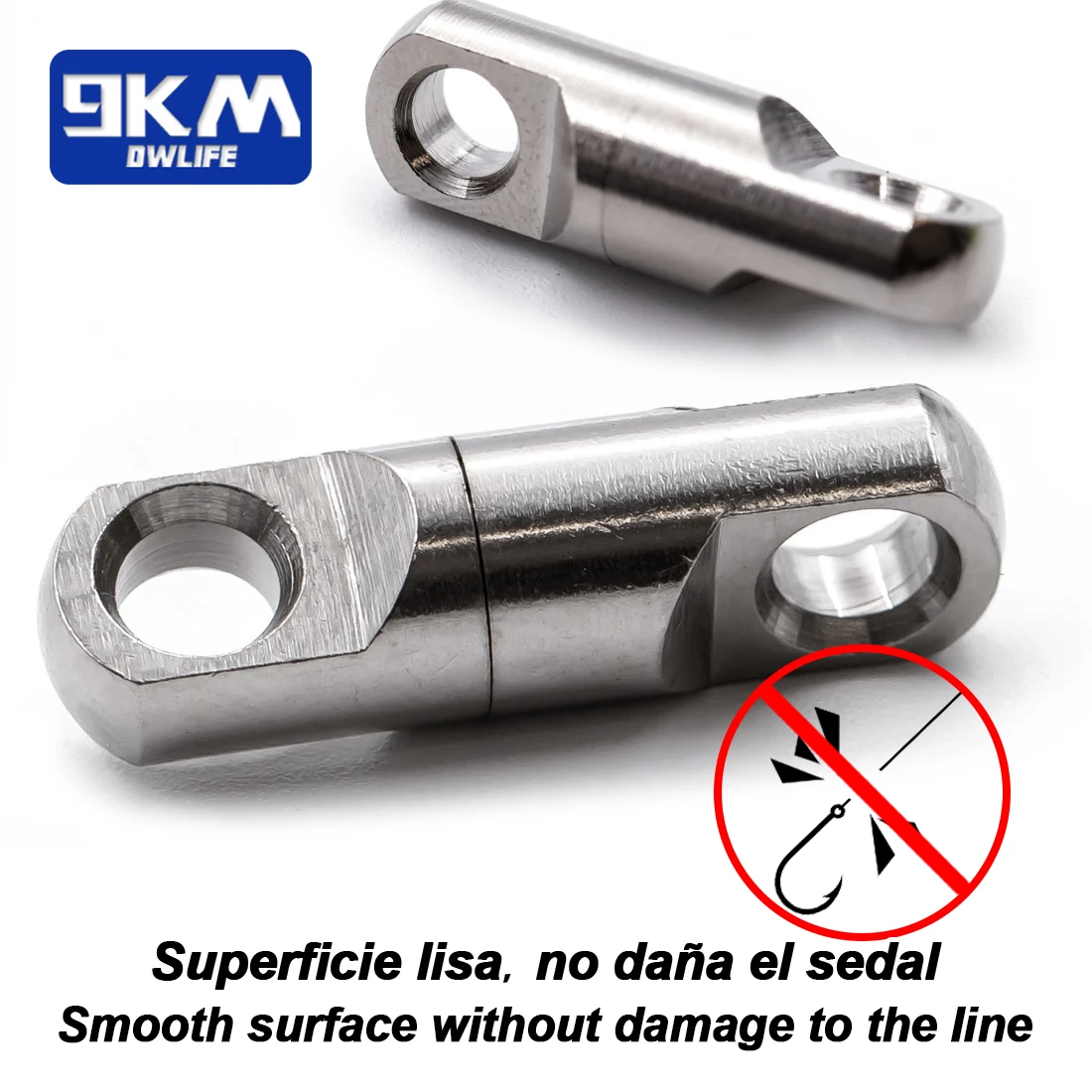 Giratorios redondos de alta resistencia, 5 ~ 20 piezas, giratorios para pesca en agua salada, barril de cobre de acero inoxidable, aparejos de pesca, giratorios dobles - imagen 5