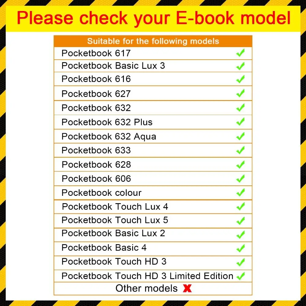 Funda magnética delgada para Pocketbook Touch Lux 4, 5, Basic 2 - imagen 2