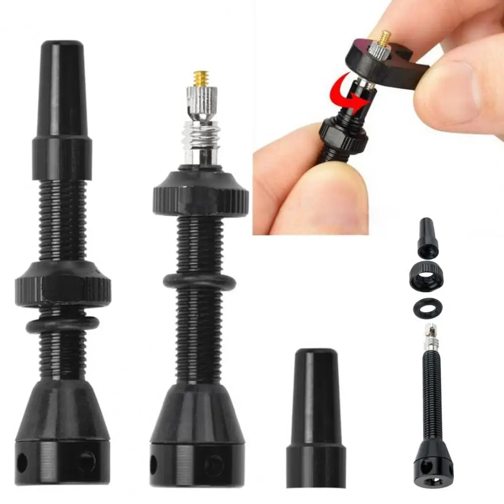 Vástago Válvula Tubeless CNC 40mm – MTB y Carretera