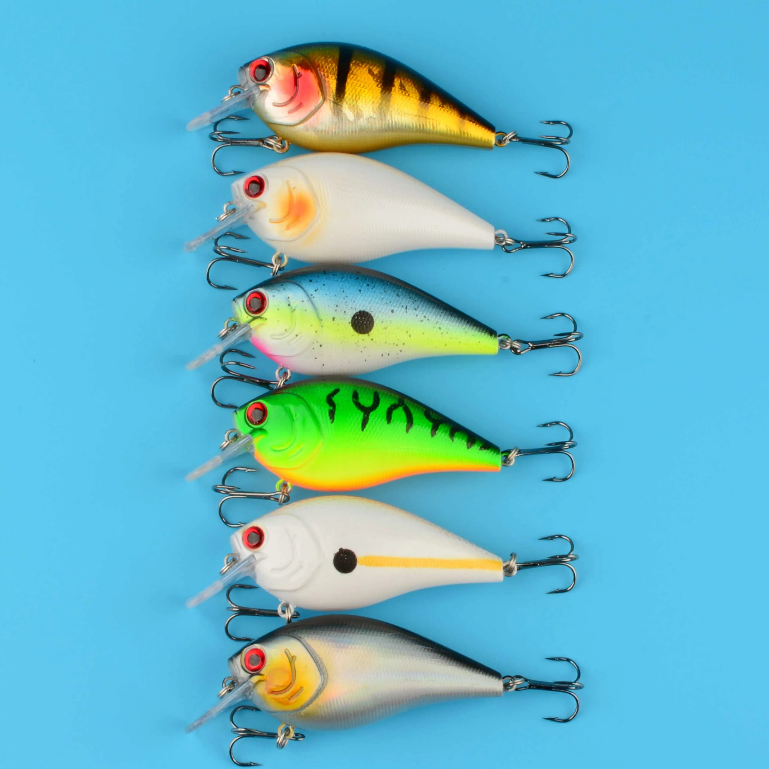 Señuelos flotantes Wobblers para lubina y trucha - imagen 5
