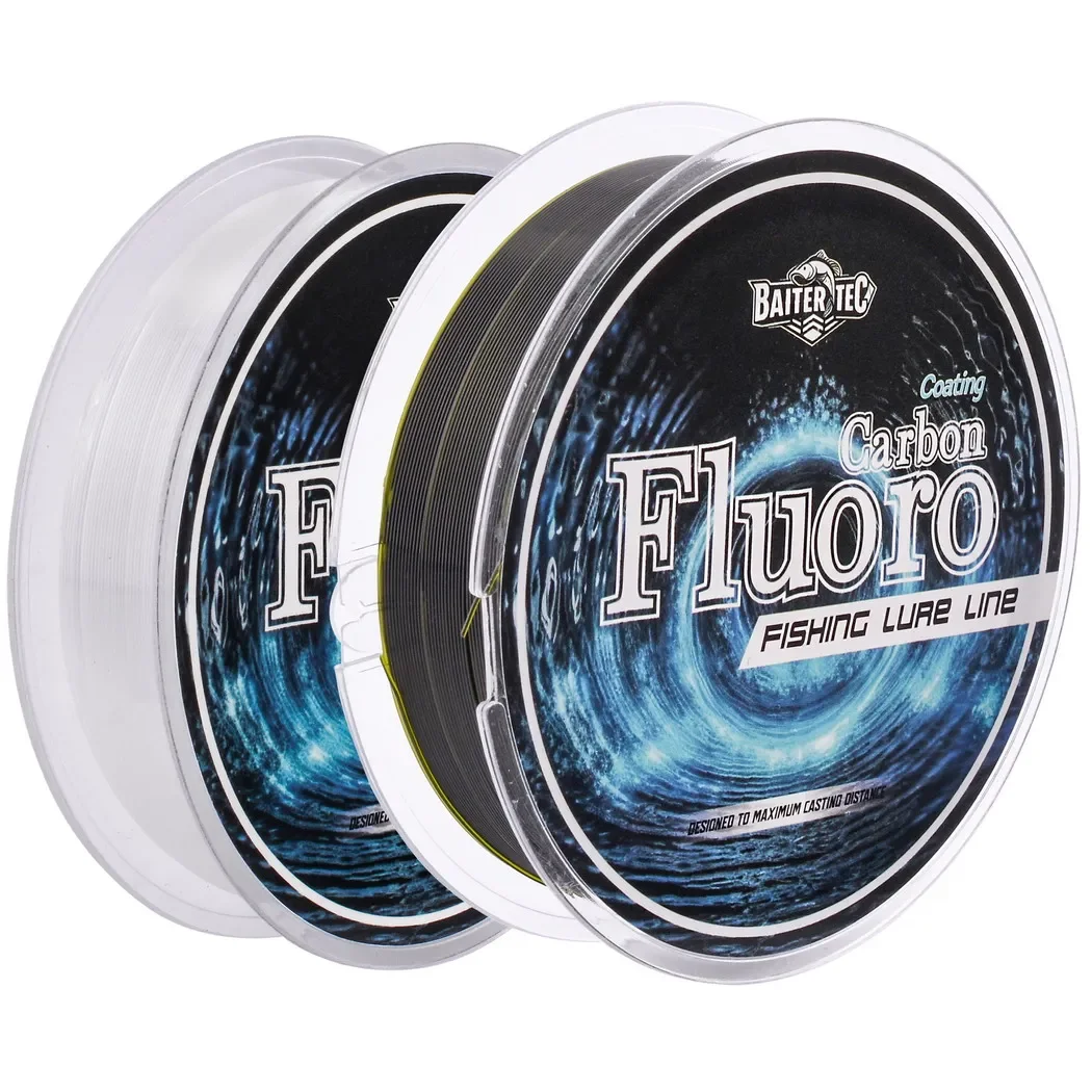 Línea de Señuelos de Pesca de fluorocarbono, 100M, 4,13LB-34,32LB, líder de fibra de carbono, línea de Pesca con mosca, línea súper suave - imagen 3