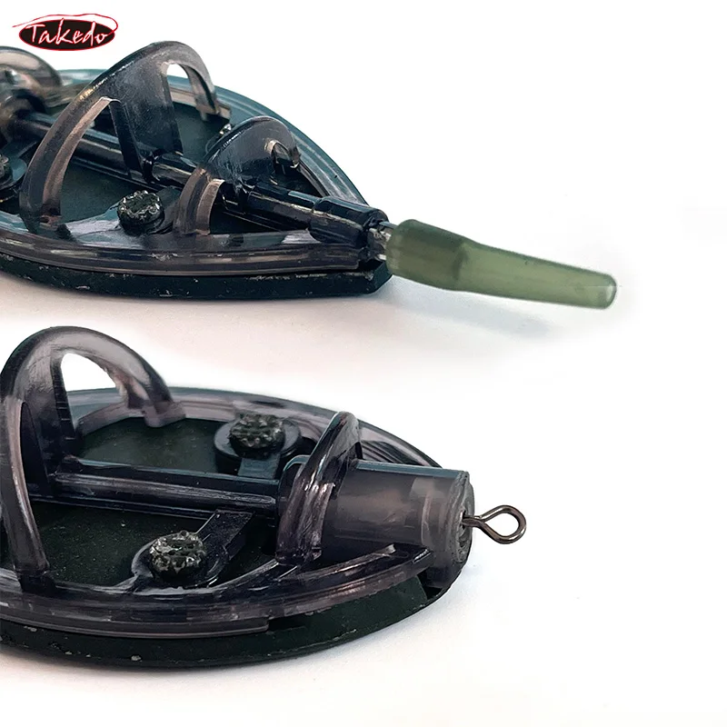 TAKEDO, venta al por mayor, barato, 20g, 30g, 40g, 50g, 60g, 70g, 80g, 90g, 100g, método de pesca de carpa, alimentador y molde, conjunto de aparejos de pesca de carpa - imagen 5