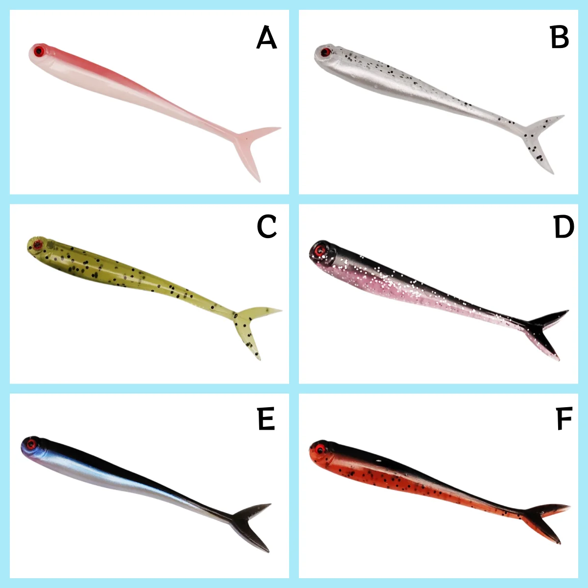 Swolfy Jerk Shad vinilo – Cola bifurcada para lucio y black bass