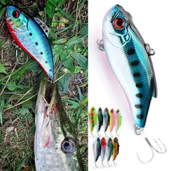 8cm 15g VIB Lipless Crankbait Ice Winter Fishing Lures Hard Bait Bass Pike Trolling Tackle Zipbait Wobblers Pesca Leurre Perch
