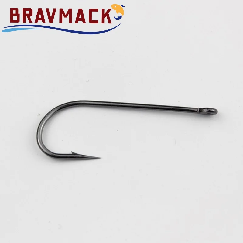 25 uds anzuelo de pesca con ojal grande, vástago largo con púas, gancho de articulación doblada redonda, anillo de ojo grande, anzuelo de gusano, señuelo de pesca, cuchara Spinner - imagen 3