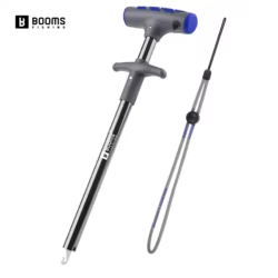 Booms Fishing XW20-removedor de anzuelos largos de acero inoxidable, Dehooker de alcance, herramienta de pesca de agua de mar de 24cm, accesorios de aparejos con cuerda