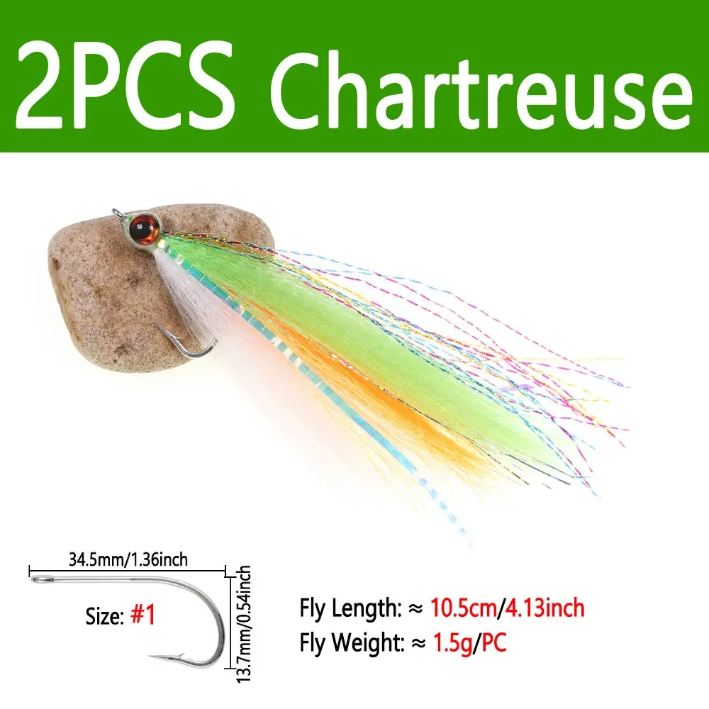 2pcs Chartreuse