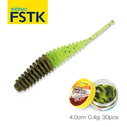 FSTK Señuelo silicona trucha suave wobbler mar swimbait 55mm