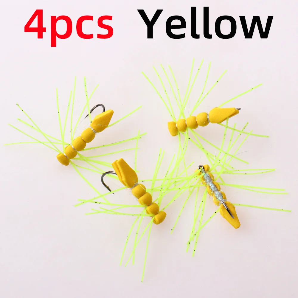 4pcs Yellow