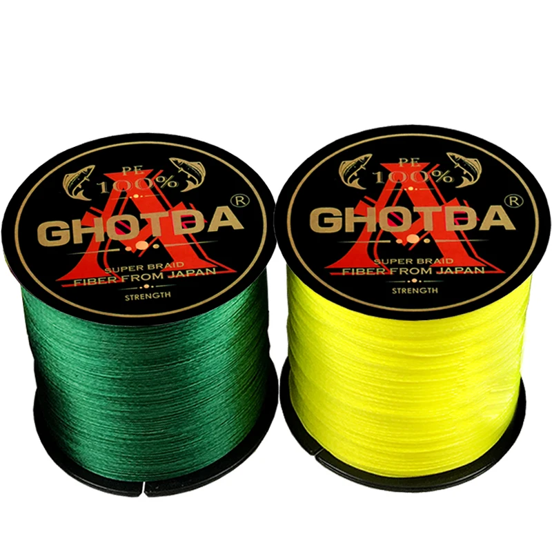 GHOTDA 300/500/1000M 12 hebras súper fuerte 25-120LB hilo de pescar trenzado multifilamento PE alambre para Pesca de carpa Lucio Pesca - imagen 2