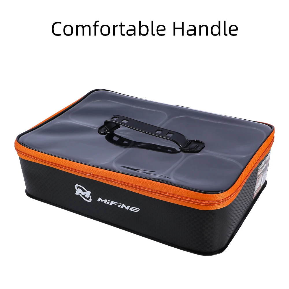 MIFINE-cubo de pesca multiusos, caja de aparejos EVA gruesa, cubo para peces vivos de gran capacidad, equipo de pesca ligero impermeable S/M/L - imagen 3