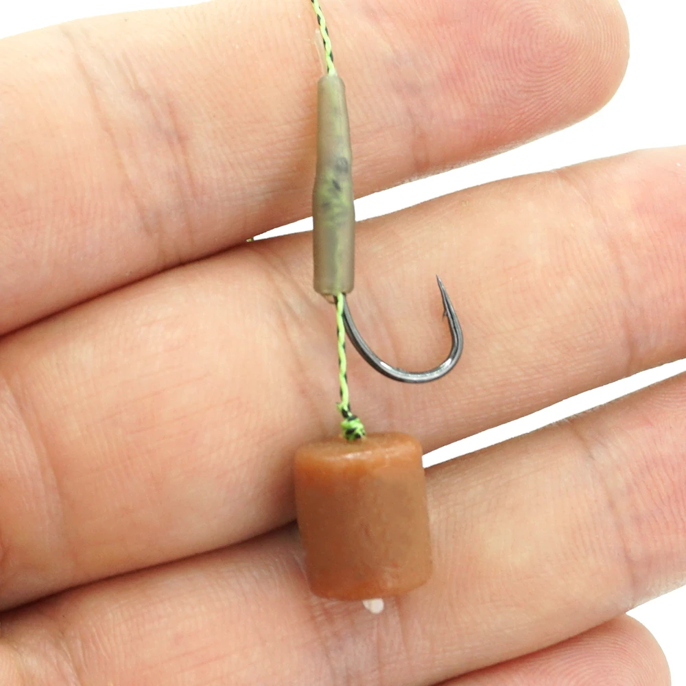 Hirisi 30 Uds cebo suave de silicona flotante agua carpa Señuelos de pesca cebos de goma Artificial accesorios de pesca MA103 - imagen 4