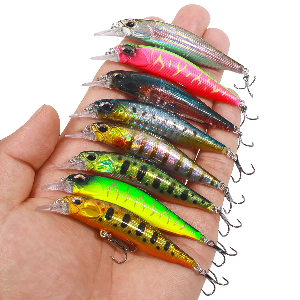Señuelo Crankbait Minnow para lubina y perca 7,5 cm - imagen 4