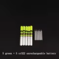 green and 5 battery