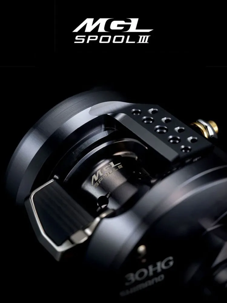 Shimano Origin 24 Calcuta Conquest carrete de tambor de edición poco profunda, Baitcasting carrete de pesca, CQ 30HG/31HG para perca grande, lubina de mar - imagen 2