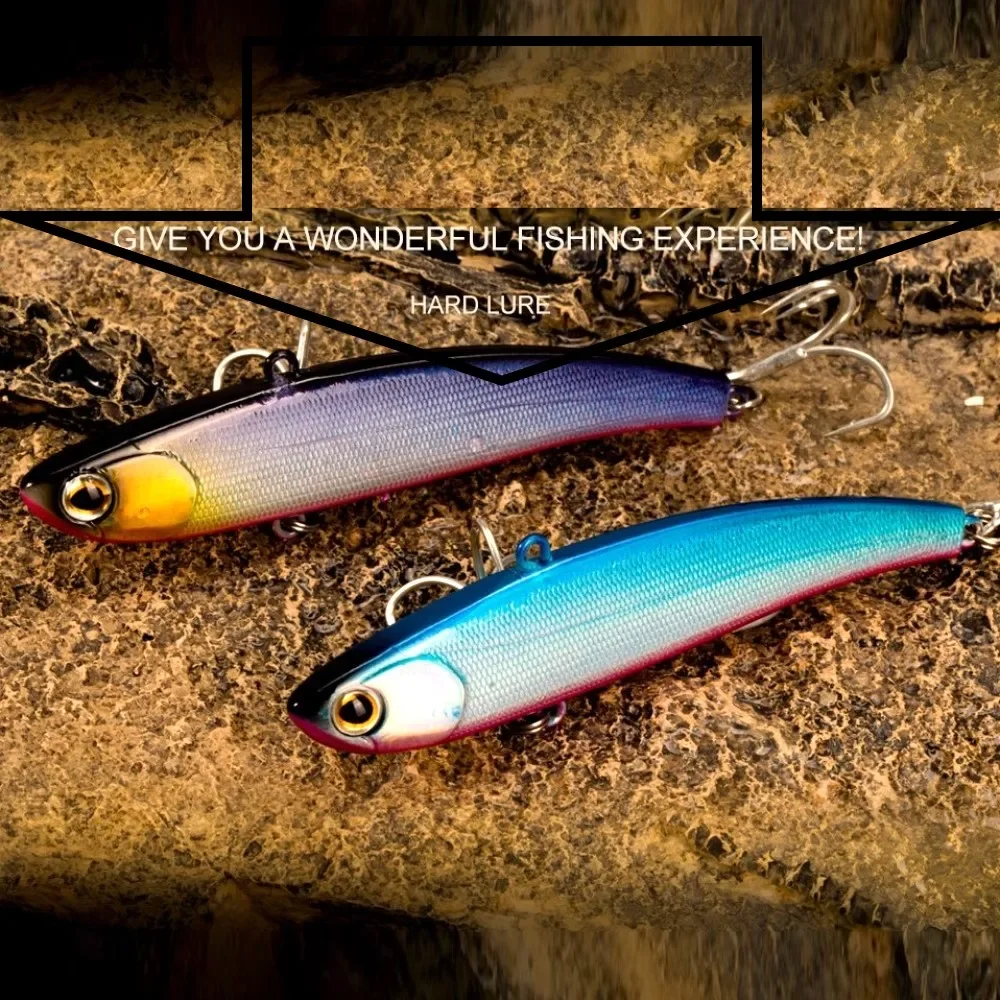 TSUYOKI Hitochi 80S Rattlin señuelo de pesca 2024 invierno pesca en hielo VIB señuelo 90mm cebo hundido sin labios Crankbait Ima Koume señuelo - imagen 5