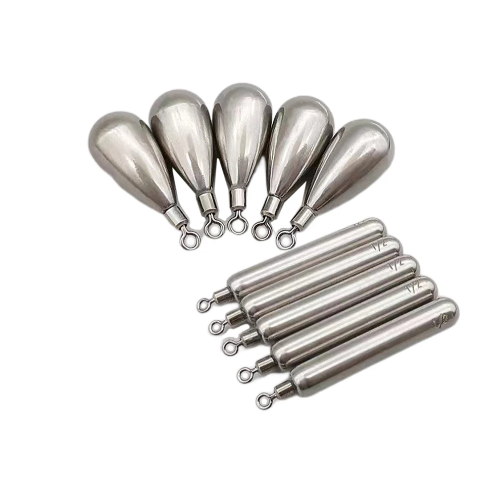 Pesas de tungsteno para pesca, plantilla de plomos, gancho japonés, cabeza de lágrima, tiro de bala - imagen 2