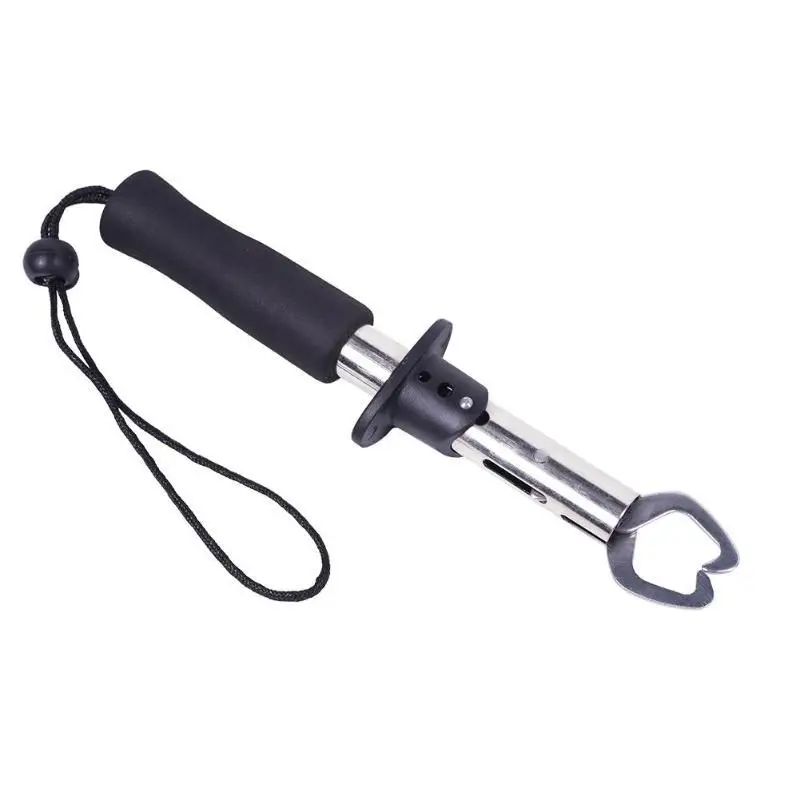 Pinza de pesca de acero inoxidable, agarre profesional para peces, abrazadera de labio, alicates plegables, controlador de Clip, herramienta de pesca - imagen 5