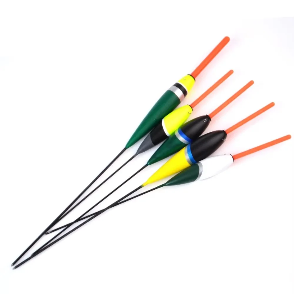 FTK 10 Uds. Flotadores de pesca de abeto Barguzinsky palo ligero Bobber tamaño mixto 2G-6G flotadores verticales boya accesorios de pesca de carpa - imagen 2