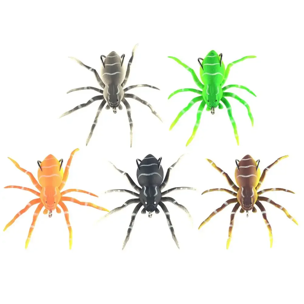 ALASICKA, 1 Uds., señuelo de pesca de araña, señuelo suave, anzuelos triples, cebo Artificial, Señuelos de pesca de plástico, aparejos de pesca, accesorios de pesca - imagen 3